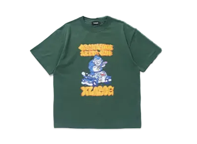 XLARGE x CSC Vandalised Police Car S/S Tee "Green"