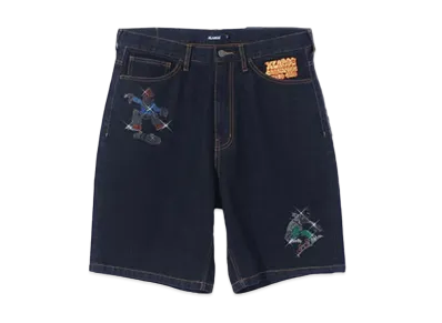 XLARGE x CSC Denim Short Pants "Black"