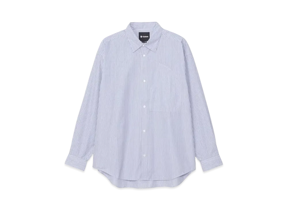 Goldwin Striped Oversized Shirt (Unisex) "Sax Stripe"