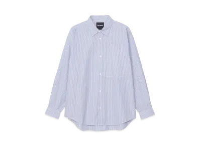 Goldwin Striped Oversized Shirt (Unisex) "Sax Stripe"