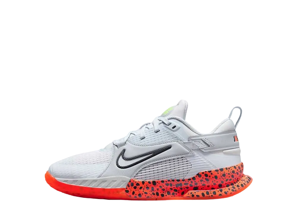 ナイキ GS クロスコート エレクトリック "サファリ/フットボールグレー/スカイ/トータルオレンジ/ダークオブシディアン"