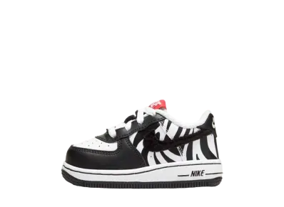 Nike TD Air Force 1 Low "Zebra/Safari"