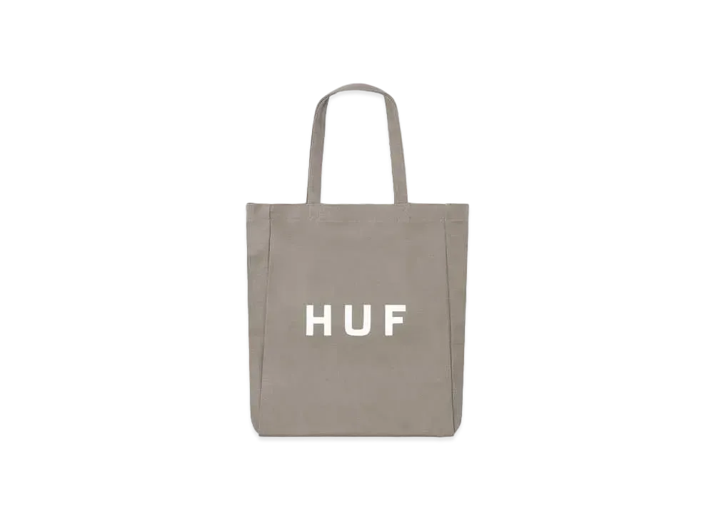 HUF OG Logo Tote Bag M "Greige"