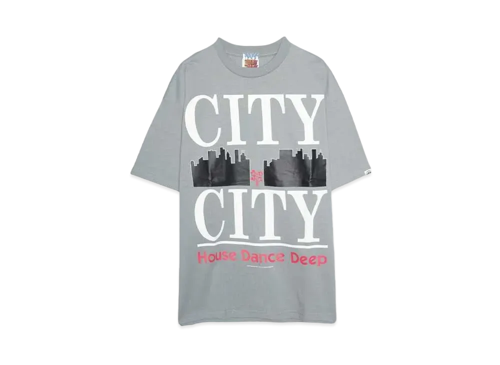 CITY COUNTRY CITY COTTON T-SHIRT CITY CITY "C GRAY"