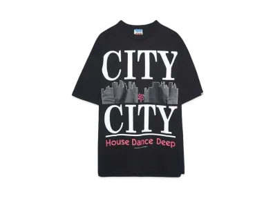 CITY COUNTRY CITY COTTON T-SHIRT CITY CITY "BLACK"