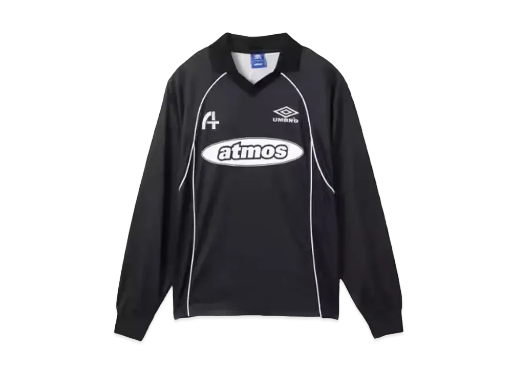 atmos x UMBRO LS Soccer Jersey "Black"