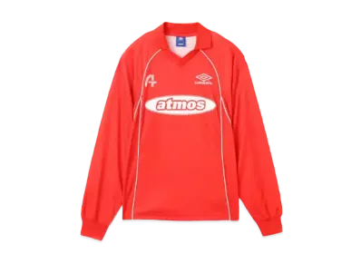 atmos x UMBRO LS Soccer Jersey "Red"
