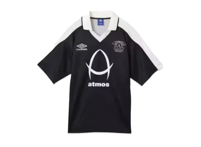 atmos x UMBRO SS Soccer Jersey "Black"