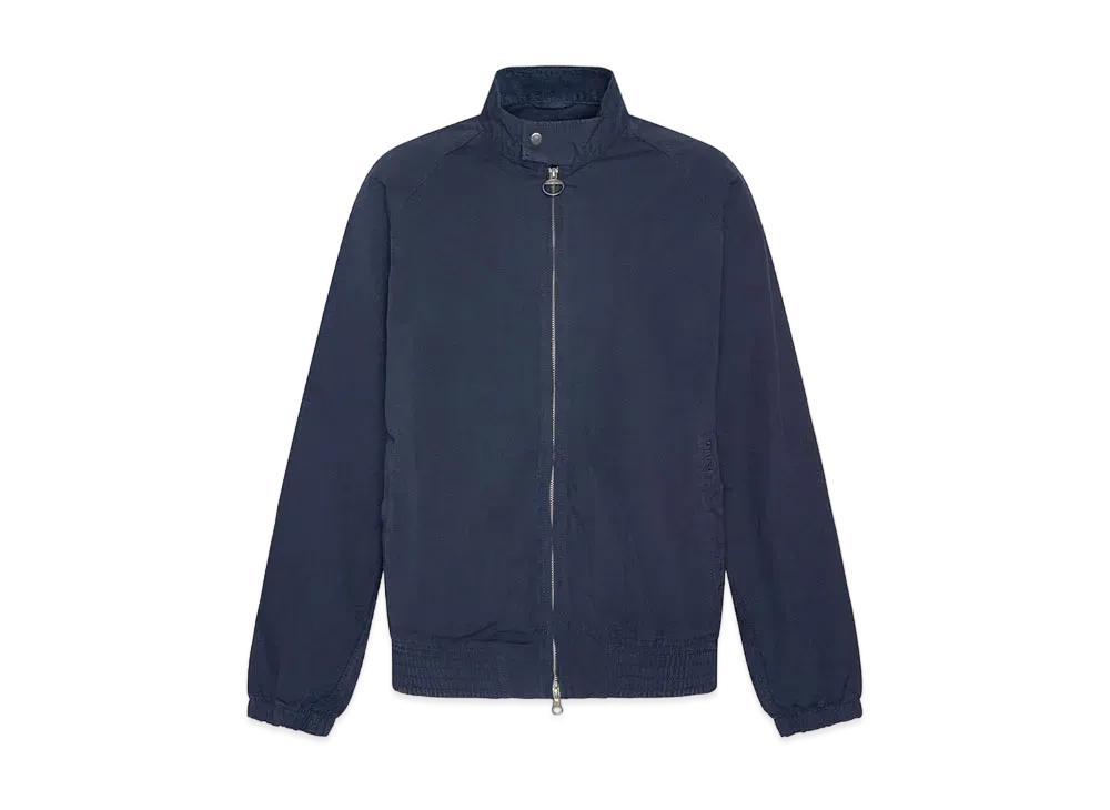 Barbour Garment Dyed Cotton Harrington Jacket "Navy"