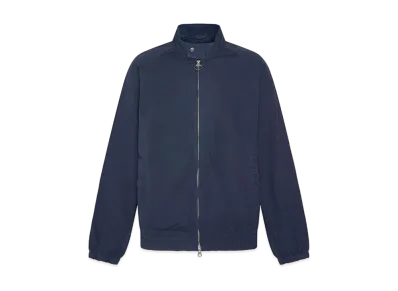 Barbour Garment Dyed Cotton Harrington Jacket "Navy"