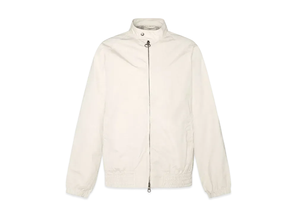 Barbour Garment Dyed Cotton Harrington Jacket "Ivory"