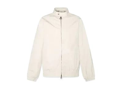 Barbour Garment Dyed Cotton Harrington Jacket "Ivory"