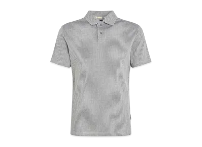Barbour Striped Polo Shirt "Gray"