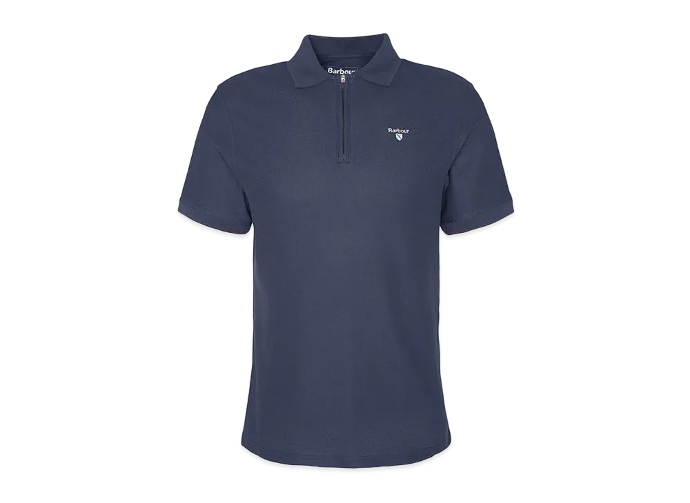 Barbour Half-Zip Polo Shirt "Navy"