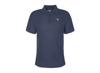 Barbour Half-Zip Polo Shirt "Navy"