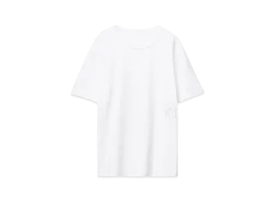 Alexander Wang Cotton Jersey Puff Logo T-Shirt "White"