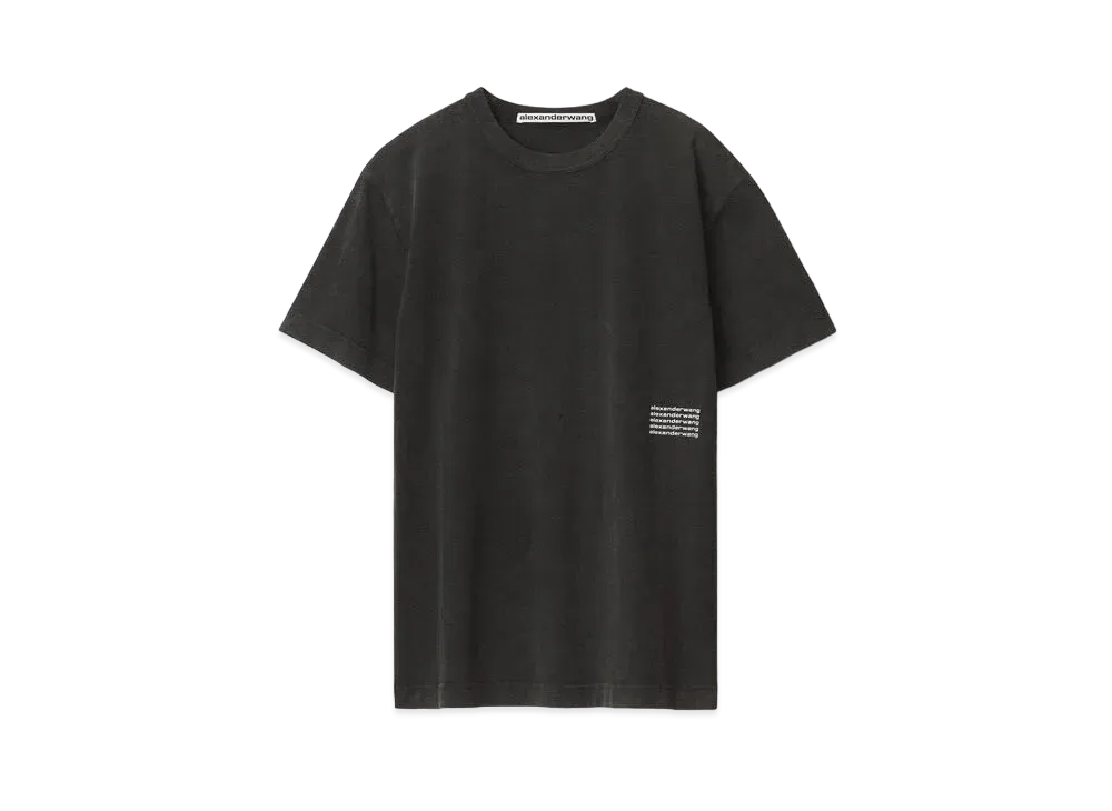 Alexander Wang Distressed Logo Tee 