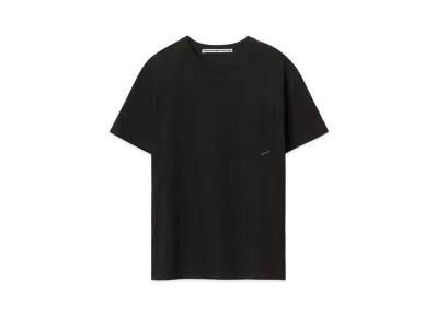 Alexander Wang High Twist Jersey Pocket T-shirt "Black"