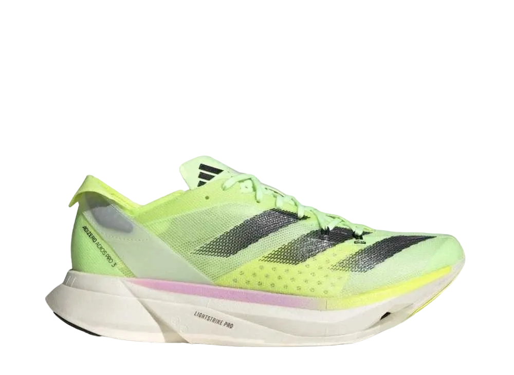 adidas Adizero Adios Pro 3 M "Green Spark/Aurora Metallic/Lucid Lemon"