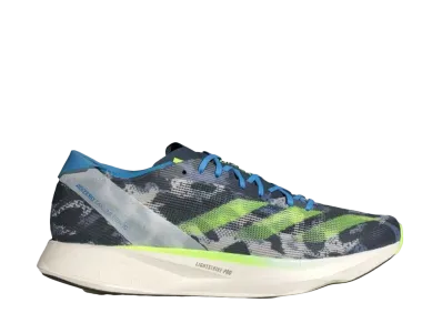 adidas Adizero Takumi Sen 10 "Crystal White/Lucid Lemon/Blue Burst"