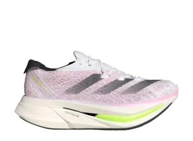 adidas Adizero Prime X Strung "Footwear White/Core Black/Pink Spark"