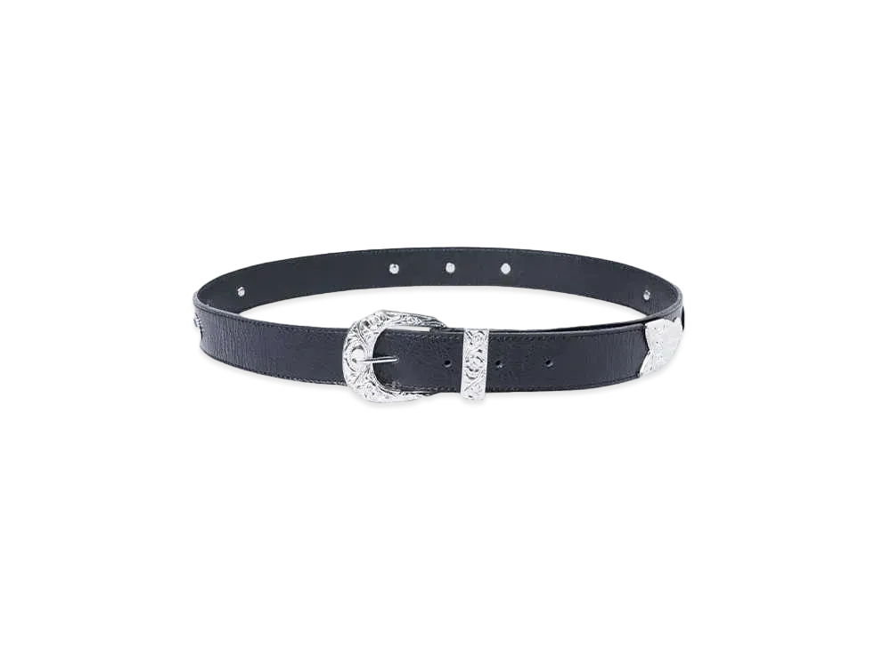 el conductorH COWBOY CONCHO BELT "BLACK"