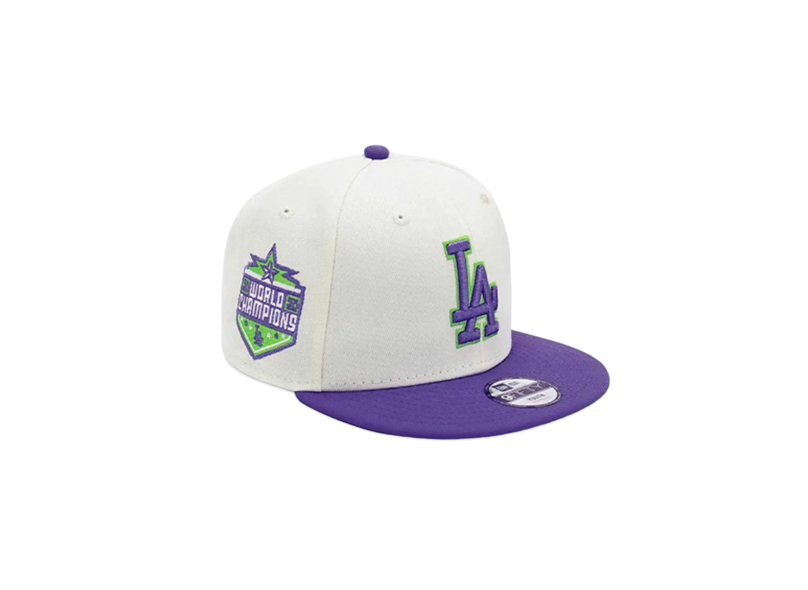 NEW ERA x THE CAP Space Ranger Youth 9Fifty Los Angeles Dodgers "Chrome White"