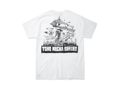 Geeks Rule x TOHO MECHA SERIES Silkscreen Printing T-Shirt "White"