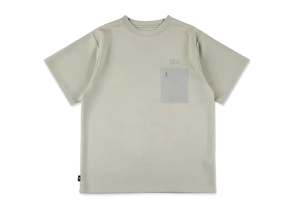 WIND AND SEA Trek Smooth S/S Top "Foggy Gray"