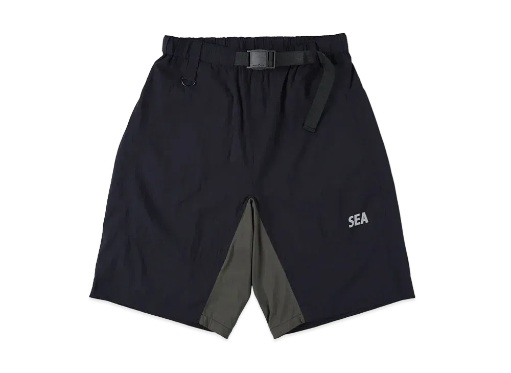 WIND AND SEA Trek Nylon Wide Short "Chacoal"