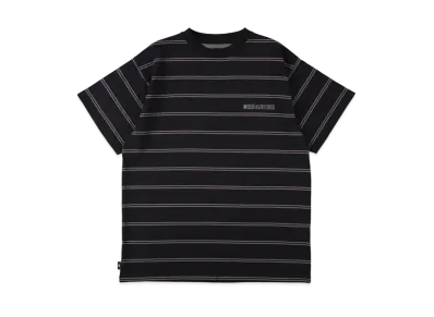 WIND AND SEA Thick Thin Stripe S/S Cut-Sewn "Black"
