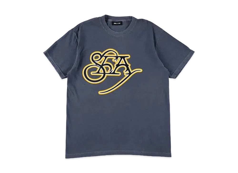 WIND AND SEA Billow Wave S/S Tee "Slate Blue"