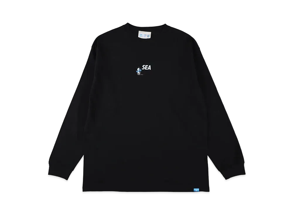 ウィンダンシー WIND AND SEA ×SMURFS L WindAndSea SMURF TEE 