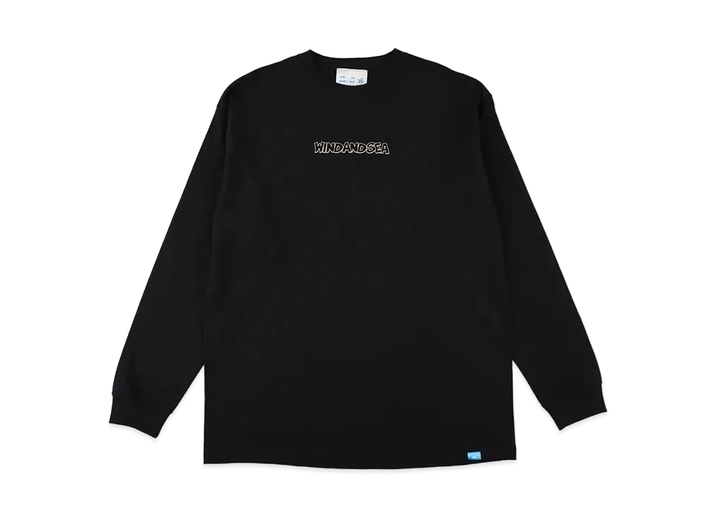 WIND AND SEA x Smurf L/S Tee (Grafitti) "Black"