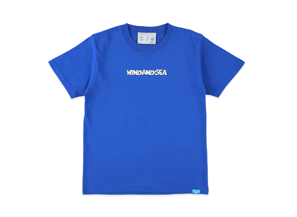 WIND AND SEA x Smurf S/S Tee (Big Smurf) Child "Blue"