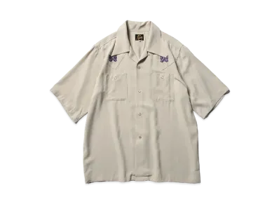 Needles S/S Cowboy One-Up Shirt - R/PE Twill "Beige"
