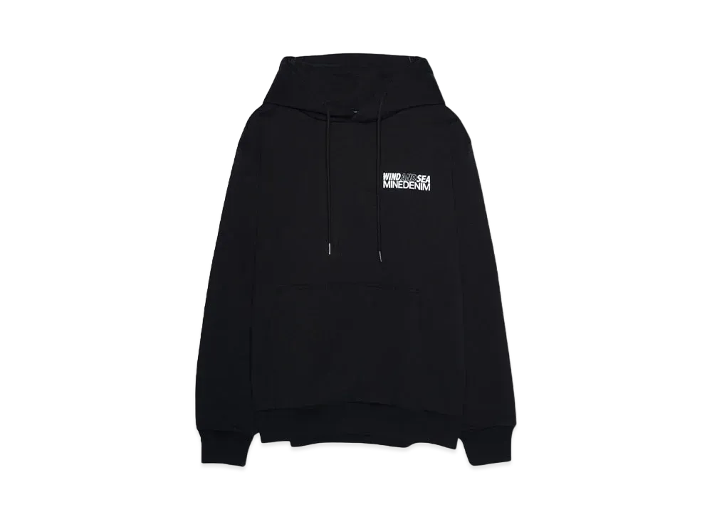 WIND AND SEA x MINEDENIM Photo Hoodie "BLACK"