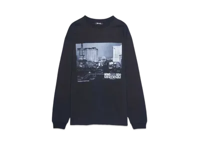 WIND AND SEA x MINEDENIM Photo L/S Tee "BLACK"