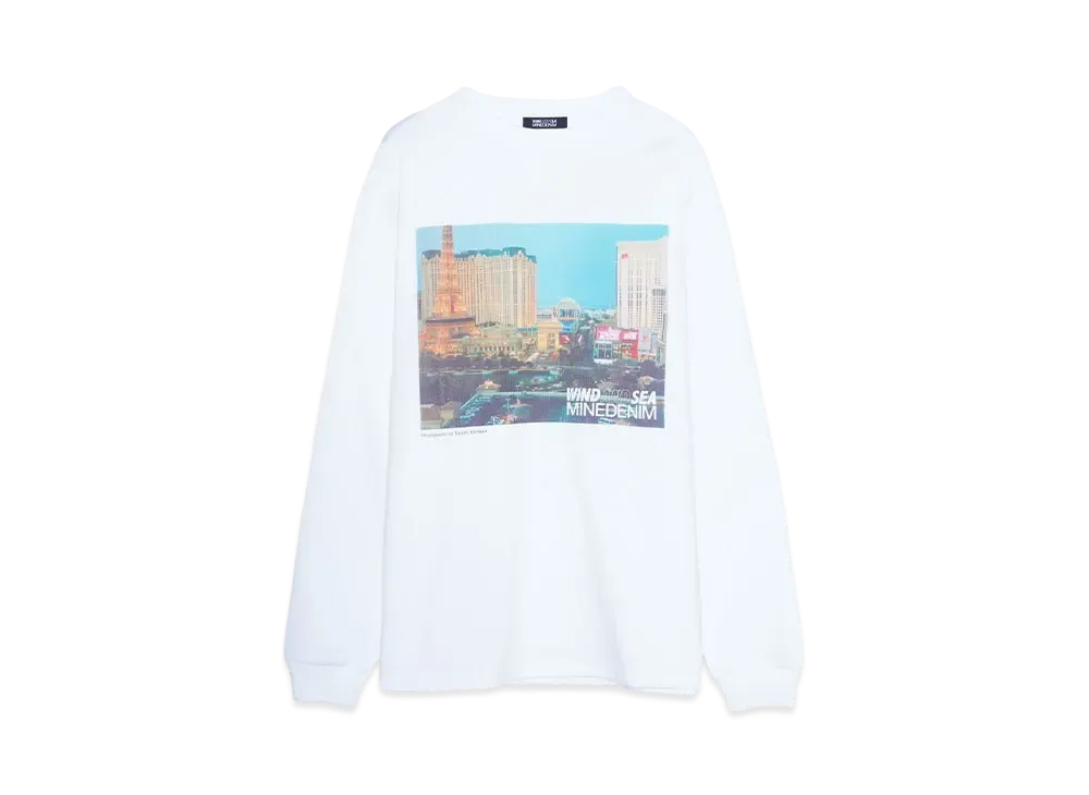 WIND AND SEA x MINEDENIM Photo L/S Tee "WHITE"