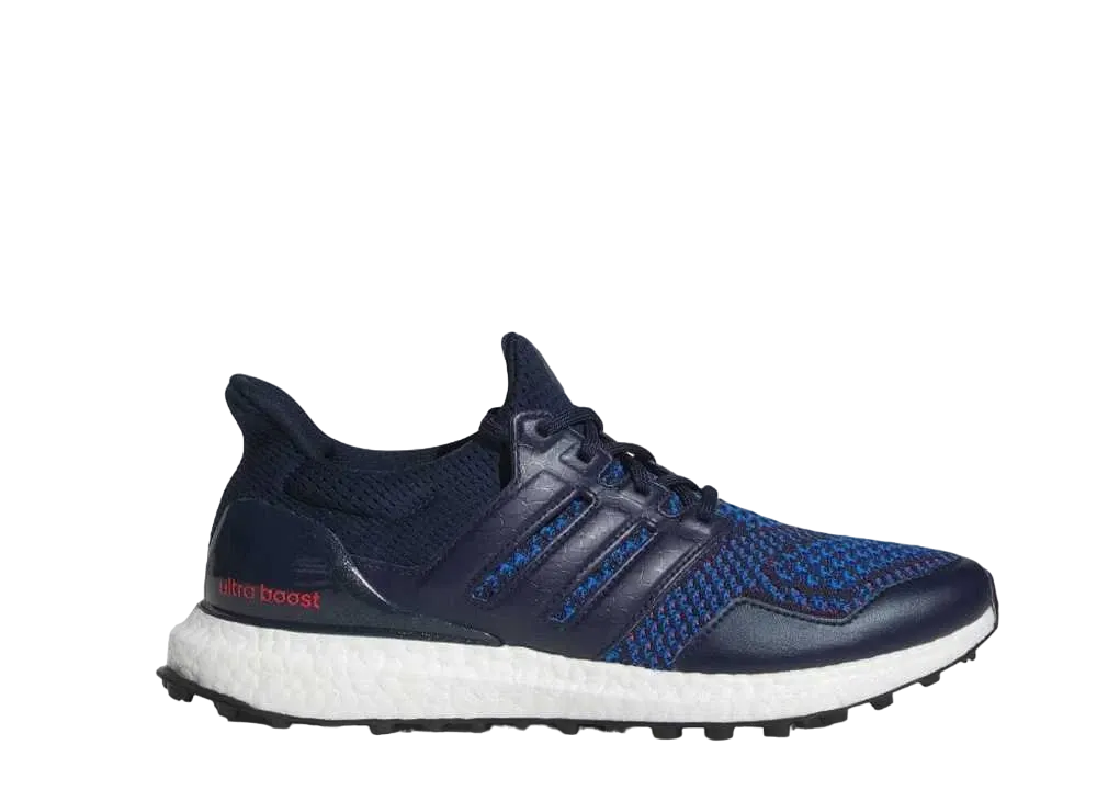 アディダス ウルトラブーストゴルフ "カレッジネイビー/ブライトレッド"