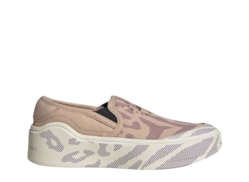Stella McCartney × adidas Women's Court Slip-On "Ginger/Deep Lilac/Legend Ink"