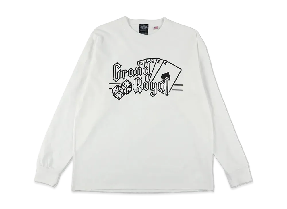 WIND AND SEA x BEASTIE BOYS Grand Royal L/S Tee "White"