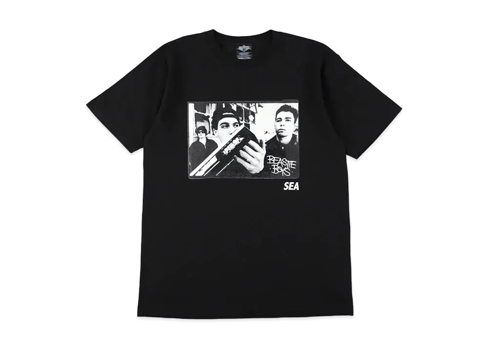 WIND AND SEA x BEASTIE BOYS Check Your Head Photo S/S Tee "Black"