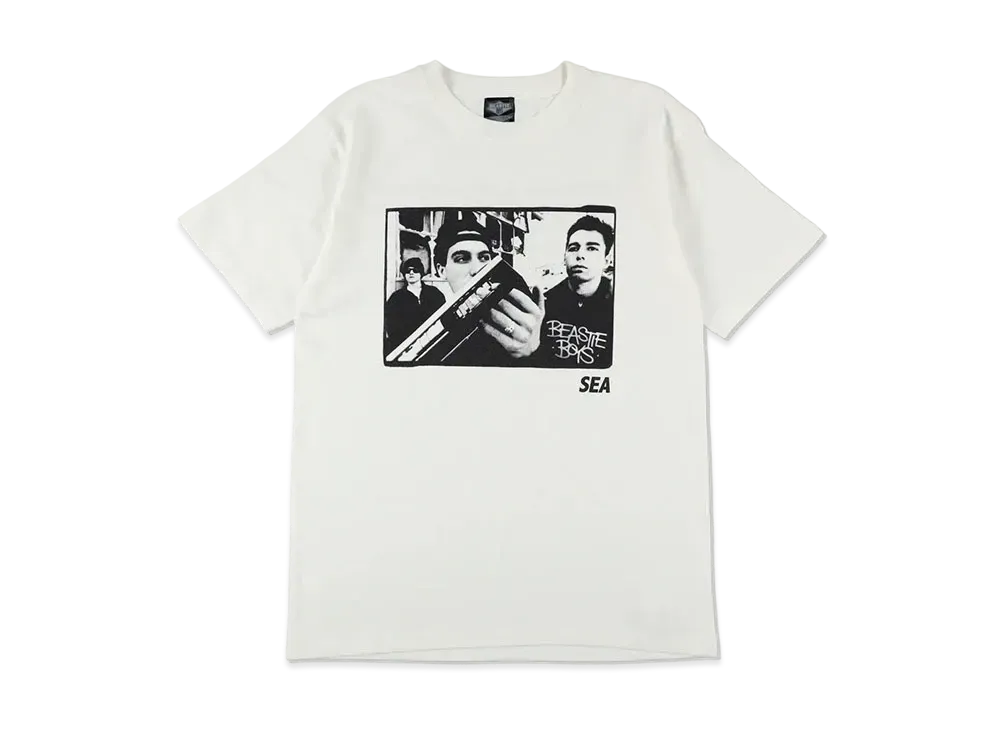 WIND AND SEA x BEASTIE BOYS Check Your Head Photo S/S Tee "White"