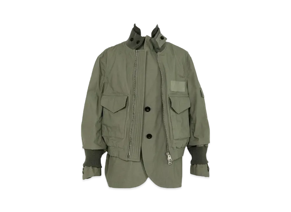 sacai Rip Stop Jacket "Khaki"