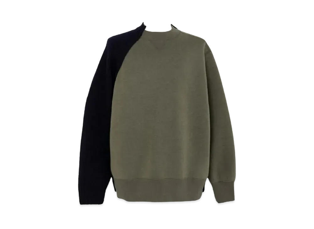 sacai Knit Sweater "Khaki/Navy"