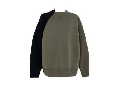 sacai Knit Sweater "Khaki/Navy"