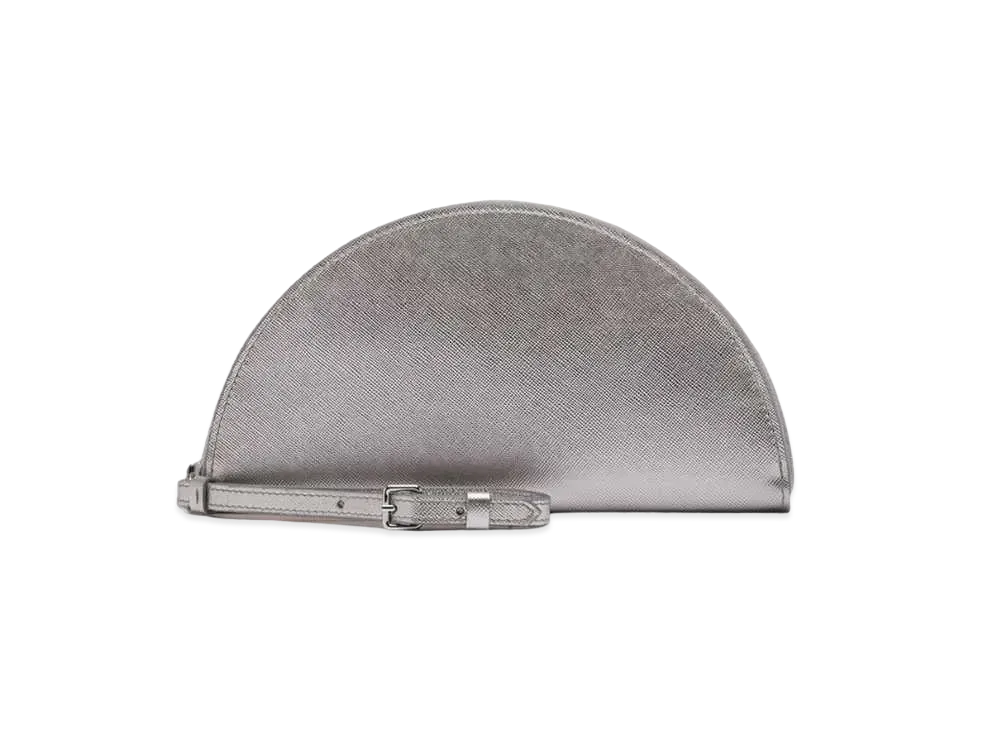 Maison Margiela Mini Half Moon Pouch "Metallic Grey"