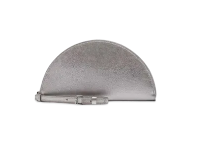Maison Margiela Mini Half Moon Pouch "Metallic Grey"