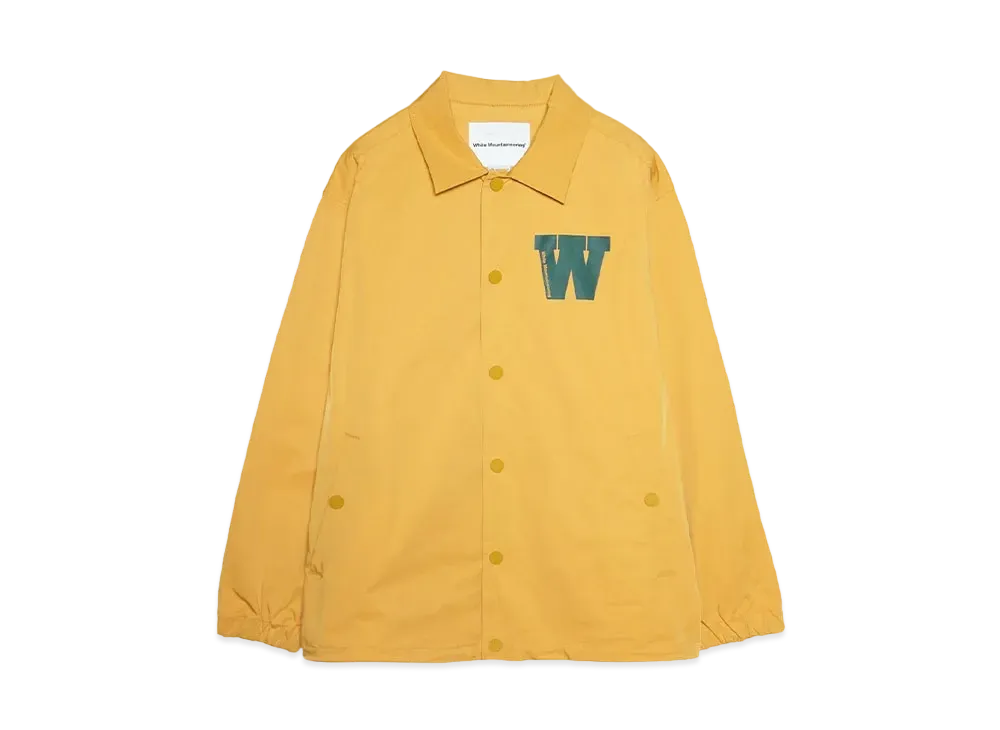 White Mountaineering WIND STOPPER COACH JACKET "MUSTARD"
